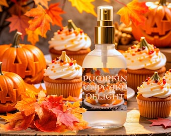 Pumpkin•Cupcake Perfume Oil | Vanilla, Pumpkin, Sugar, Spices | Fall Perfume | Natural Perfume | Gourmand