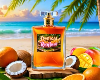 Tropical•Rhythm Perfume | Coconut•Mango Body Oil | Coconut Perfume | Perfume Oil | Body Mist | Beach Scents