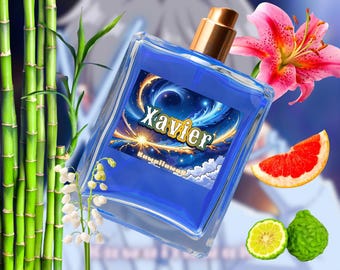 Xavier•Perfume | L•A•D•S Inspired Perfume | Bamboo, Woods, Bergamot, Sunflower | Body Oils | Body Mist | Masculine Perfume