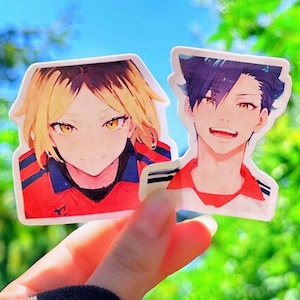 Volleyball•Boy•Duo Anime Stickers | Anime Stickers | Anime Inspired Stickers | Water Bottle Stickers | Laptop Decal | Holographic Stickers