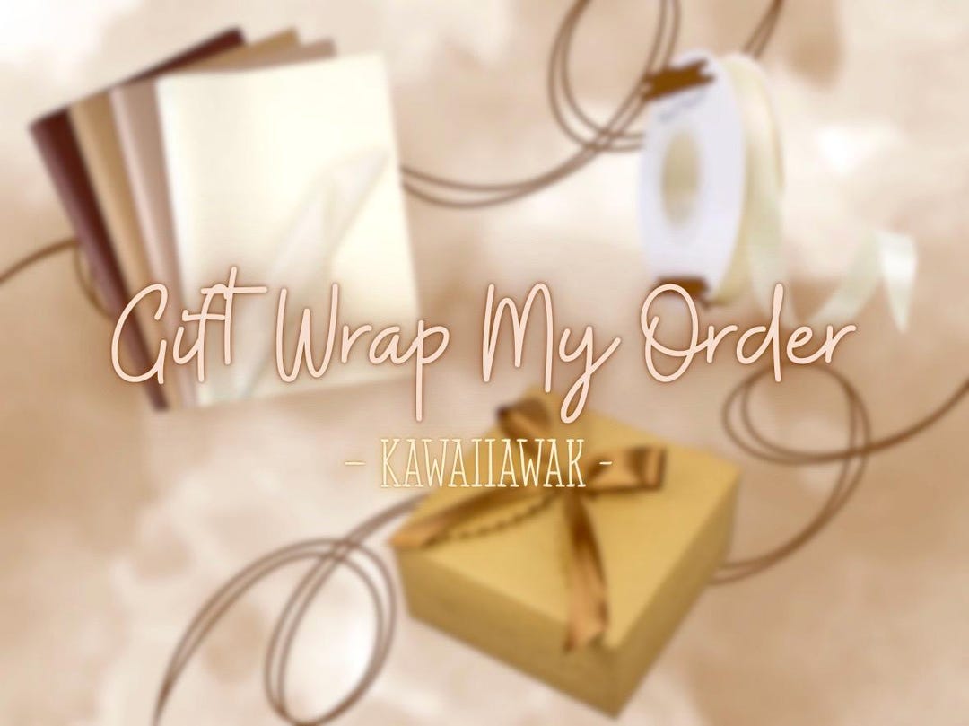 Gift Wrap My Order Add On Etsy