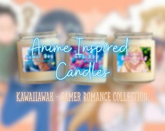 NEW Anime Inspired Candles | Anime Candles | Custom Anime Candles | Customizable Anime Candles | Masculine and Feminine Scents