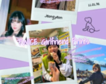 Kpop•Girlfriend Style Mini Prints | Mini Prints | Custom Kpop Film Prints | Kpop Instant Mini Prints | Kpop Instant Film Prints