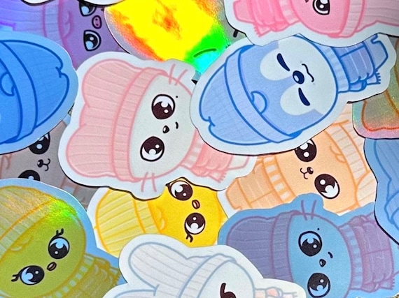Winter•Skzoo•Stickers | Kpop Stickers | Kpop Inspired Stickers | Water Bottle Stickers | Holographic Stickers