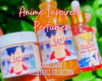 NEW Anime Inspired Fragrances | Anime Perfumes | Anime Body Mists | Anime Body Scrubs | Anime Body Butters | Masculine and Feminine Scents