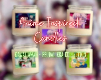 Anime Inspired Candles | Anime Candles | Custom Anime Candles | Customizable Anime Candles | Masculine and Feminine Scents | Graduation Gift