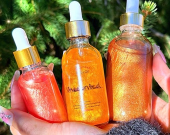 Custom Extra Shimmer Body Oil | Custom Body Oil | Custom Shimmer Oil | Choose Your Scent