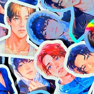 EN•Bias Stickers | Kpop Stickers | Kpop Inspired Stickers | Water Bottle Stickers | Holographic Stickers