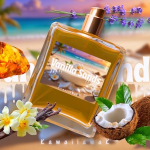 Vanilla•Sands Perfume | Vanilla Perfume | Lavender Perfume | Coconut Perfume | Amber | Body Oil | Perfume Oil | Body Mist | Sweet Scents