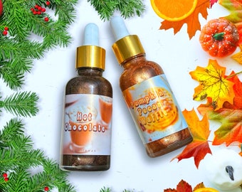 Limited Edition Holiday Body Oils | Custom Extra Shimmer Body Oil | Glitter Body Oil | Halloween | Christmas | Shimmer Body Oil