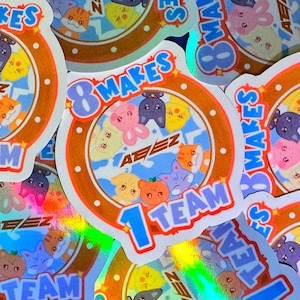 Aniteez•Stickers | Kpop Stickers | Kpop Inspired Stickers | Water Bottle Stickers | Laptop Decal | Holographic Stickers