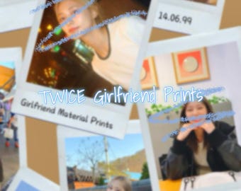 Kpop•Girlfriend Style Mini Prints | Mini Prints | Custom Kpop Film Prints | Kpop Instant Mini Prints | Kpop Instant Film Prints