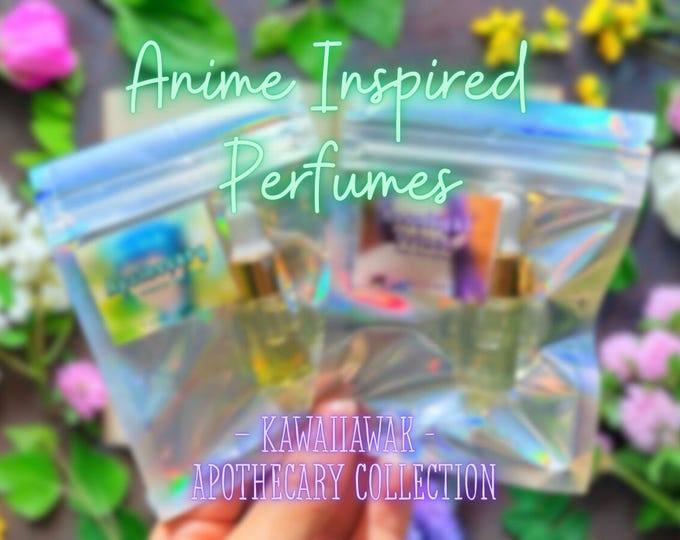 Featured listing image: NEW Anime Inspired Fragrances | Anime Perfumes | Anime Body Mists | Anime Body Scrubs | Anime Body Butters | Masculine and Feminine Scents