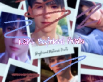 L•A•D•S Boyfriend Style Mini Prints | Game Inspired Prints | Sylus | Rafayel | Zayne | Xavier | Caleb | Film Prints