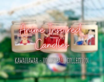 NEW Anime Inspired Candles | Anime Candles | Custom Anime Candles | Customizable Anime Candles | Masculine and Feminine Scents