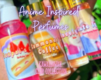 NEW Anime Inspired Fragrances | Anime Perfumes | Anime Body Mists | Anime Body Scrubs | Anime Body Butters