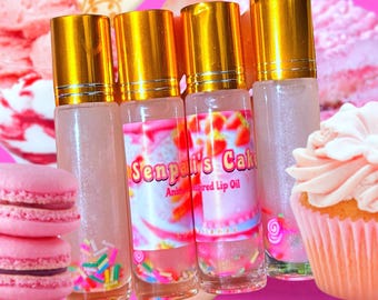 Senpai’s•Cake Lip Oil | Anime Inspired Lip Oil | Cake•Batter Lip Oil | Anime Lip Gloss