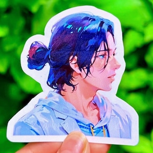 Jake•Man•Bun Kpop Stickers | Enhypen•Inspired Stickers | Kpop Inspired Stickers | Kpop Stickers | Laptop Decal | Holographic Stickers