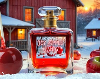 Icy•Apple Perfume Oil | Limited Edition | Natural Perfume | Winter Perfume | Christmas Perfume | Vanilla Perfume | Gourmand Perfume