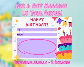 Personalized Gift Message