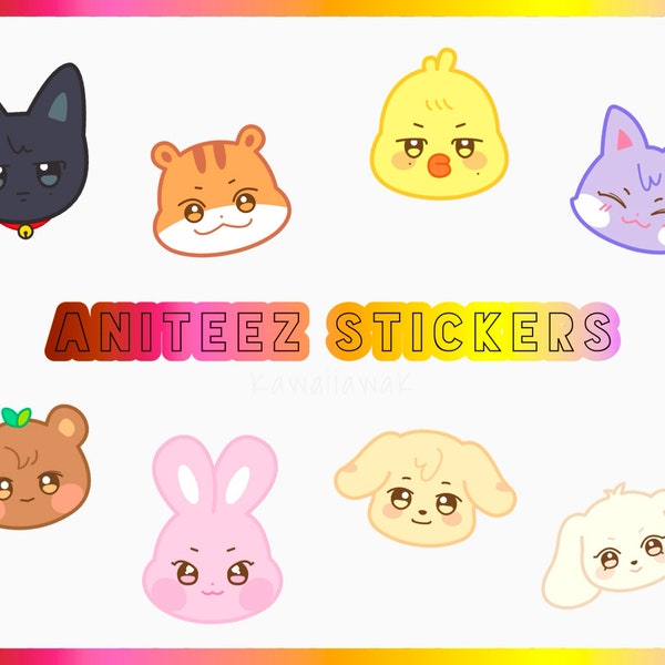 Kpop Stickers | Kpop Inspired Stickers | Water Bottle Stickers | Laptop Decal | Holographic Stickers