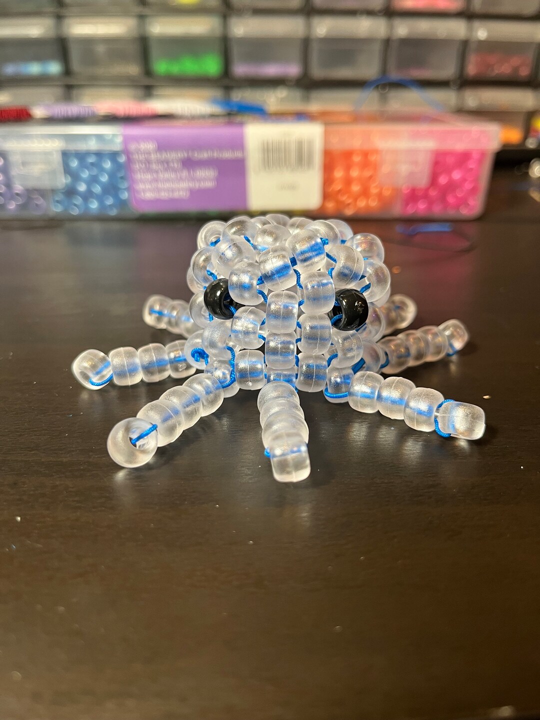 Frosted Clear Kandi Octopus Etsy