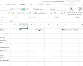 Passive Income Planner