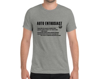Car Enthusiast Definition T-Shirt: Gearhead Gift for Car Lovers