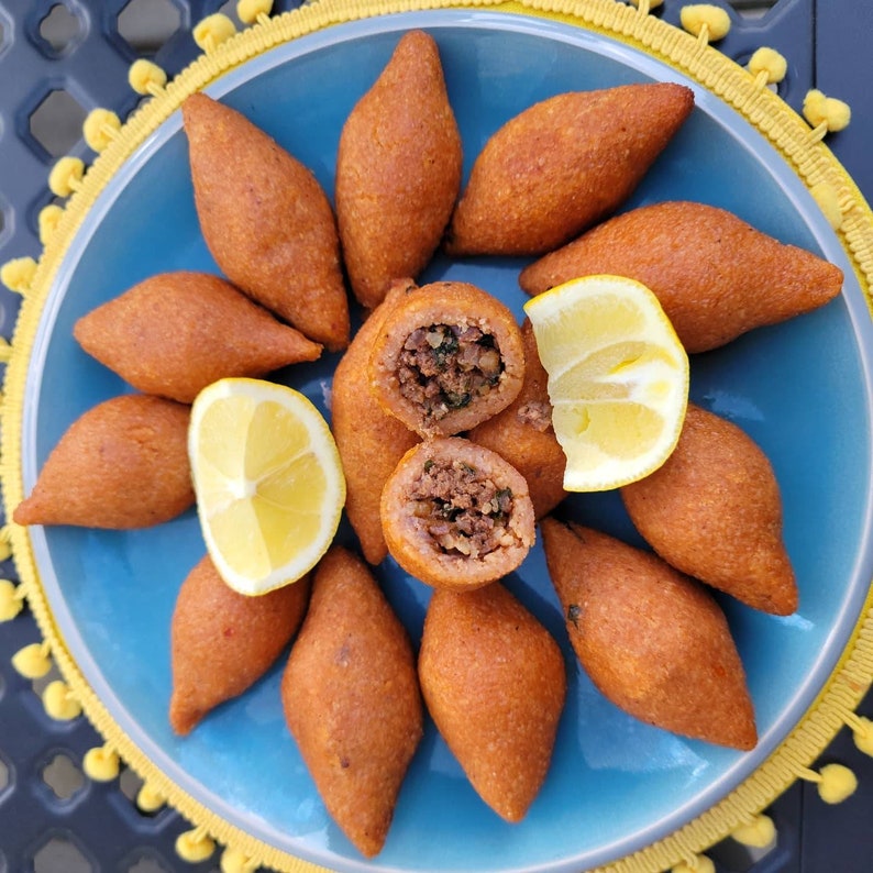 Homemade Içli Köfte Kibbeh Traditional Turkish Middle Eastern - Etsy