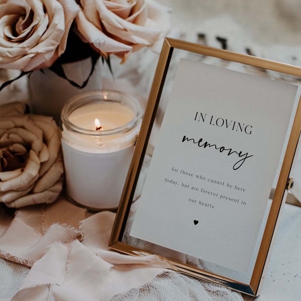 In Loving Memory Font - Etsy