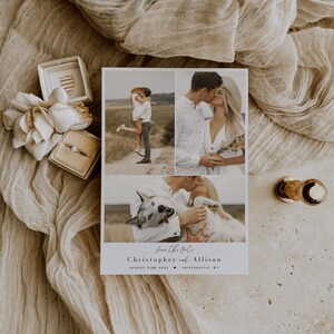 Save the Date | DATE 18  - 5x7 Save the Date Invitation Editable Template