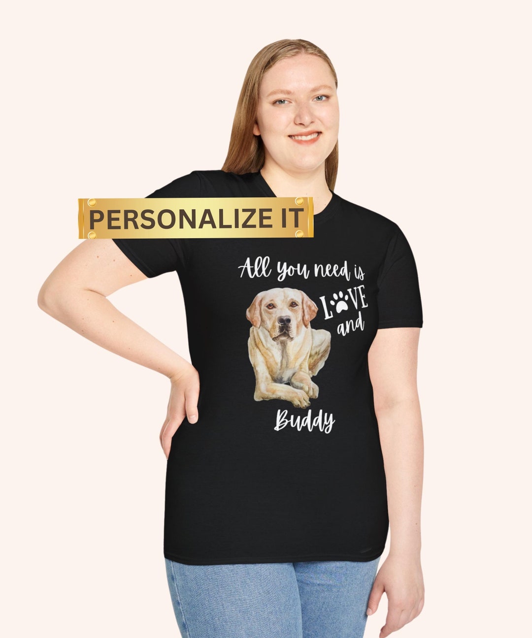 Labrador Retriever T Shirt Yellow Lab Mom Gift Lab Lover Tee Soft ...