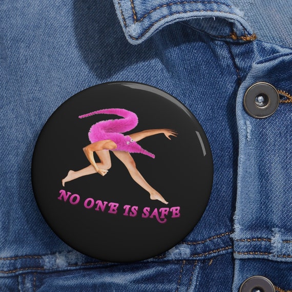 Buy Worm on a String Cursed Pin No One is Safe Pink Online in