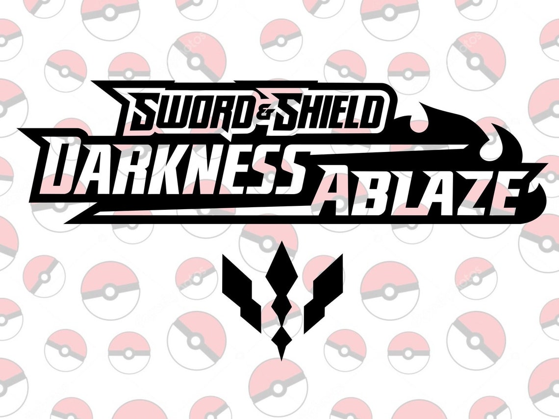 Pokemon Darkness Ablaze Logo SVG and PNG Etsy