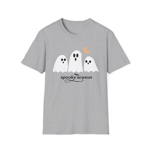 Spooky Season Unisex T-Shirt, Halloween Apparel, Ghost-Themed Shirt, Casual Outfit, Fall Fashion