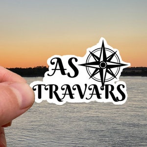 As Travars sticker from A Darker Shade a Magic by V.E. Schwabb | Stickers for Bookish lovers | journal, waterbottle, laptop stickers