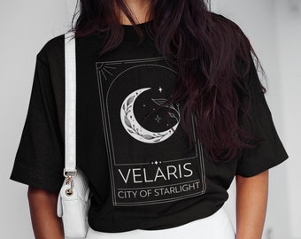 ACOTAR inspired Velaris t-shirt | A court of thorns and roses shirt | ACOMAF | Sarah J Maas | Fayre | Rhysand | Velaris |Bookish graphic-tee