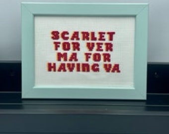 13 x 18cm Sign, Scarlet For Yer Ma For Having Ya, Irish Home Decor, Funny Irish Saying, Irish Phrases, Dublin Wall Art, Ireland Design