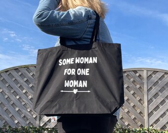 Some Woman For One Woman, Irish Shopping Bag, Sustainable Bag, Recycled Fashion, Reusable Tote Bag, Irish Saying, Funny Gift, Cute Present