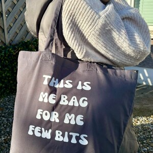 Irish Shopping Bag// Sustainable Bag, Recycled Fashion, Reusable Shopping Bag, Irish Saying, Funny Gift, Cute Present zdjęcie 3