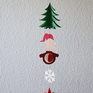 Handmade Lokta Paper Christmas Garland: Nepali Festive Decor