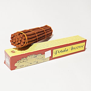 POTALA Traditional Tibetan hand-rolled Incense sticks | Unscented | Handmade in Nepal with Natural Herbs