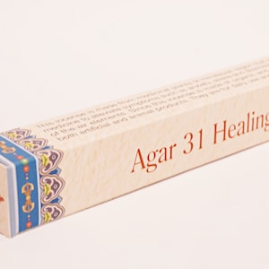 AGAR 31 HEALING INCENSE, Herbal Incense Sticks, Unscented, Organic Ayurvedic herbs, handmade in Nepal