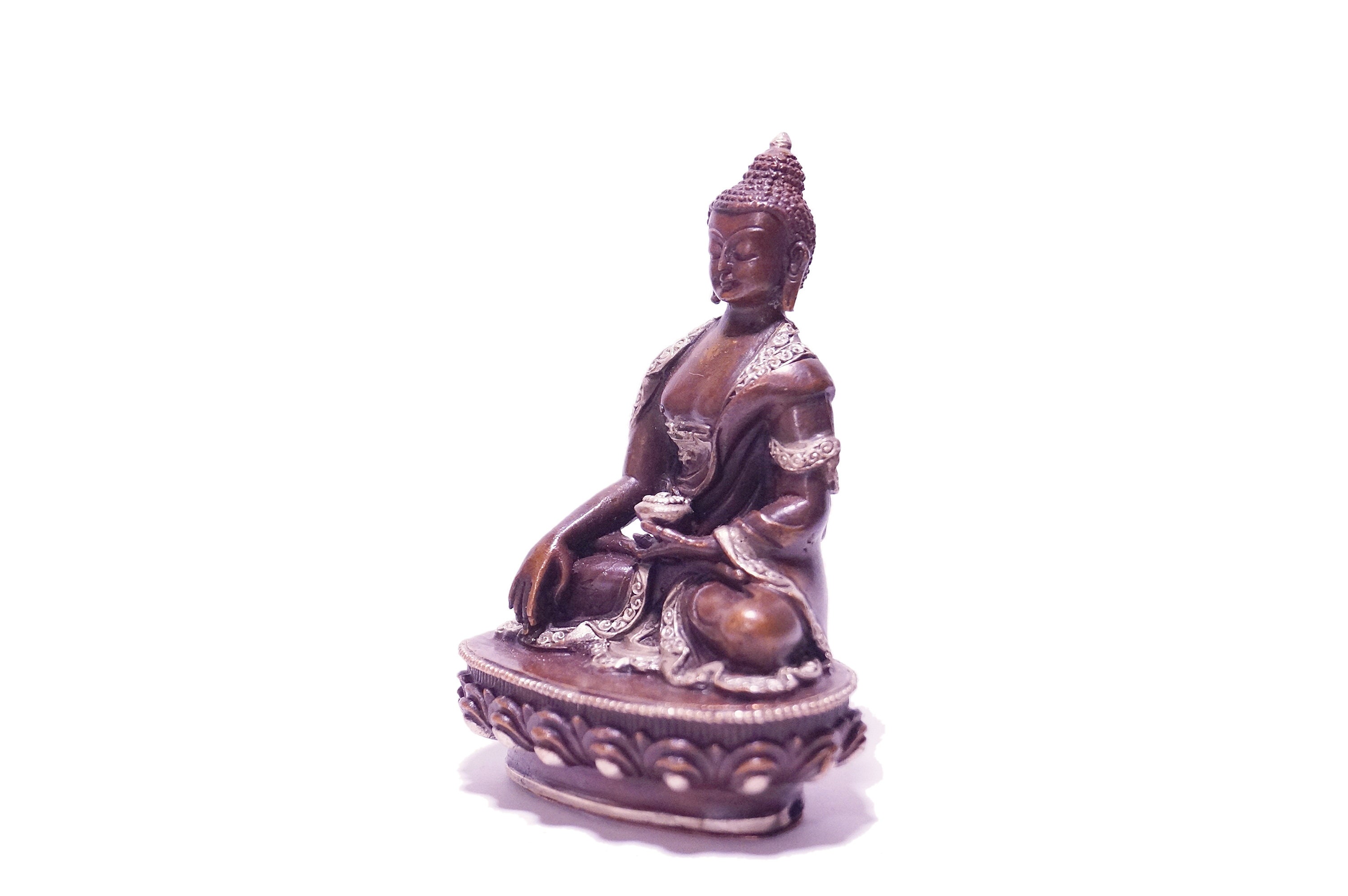 釈迦如来銅像 9cm 240g | ネパール製 - Etsy 日本