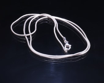 925 Sterling Silver Chain: Venetian, Snake, Anchor - Adjustable Length