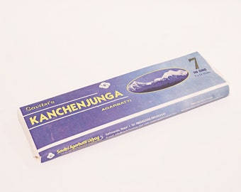 KANCHENJUNGA DHOOP | Traditional Nepalese Incense Stick | 7 Flavors, 84 Sticks | Made in Nepal