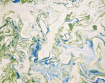 Marble Lokta Paper: Hand-Dyed Gift Wrap, Stamping, DIY Craft