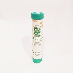 GREEN TARA INCENSE, Herbal Incense Sticks, Unscented, made from Ayurvedic herbs, handmade in Nepal