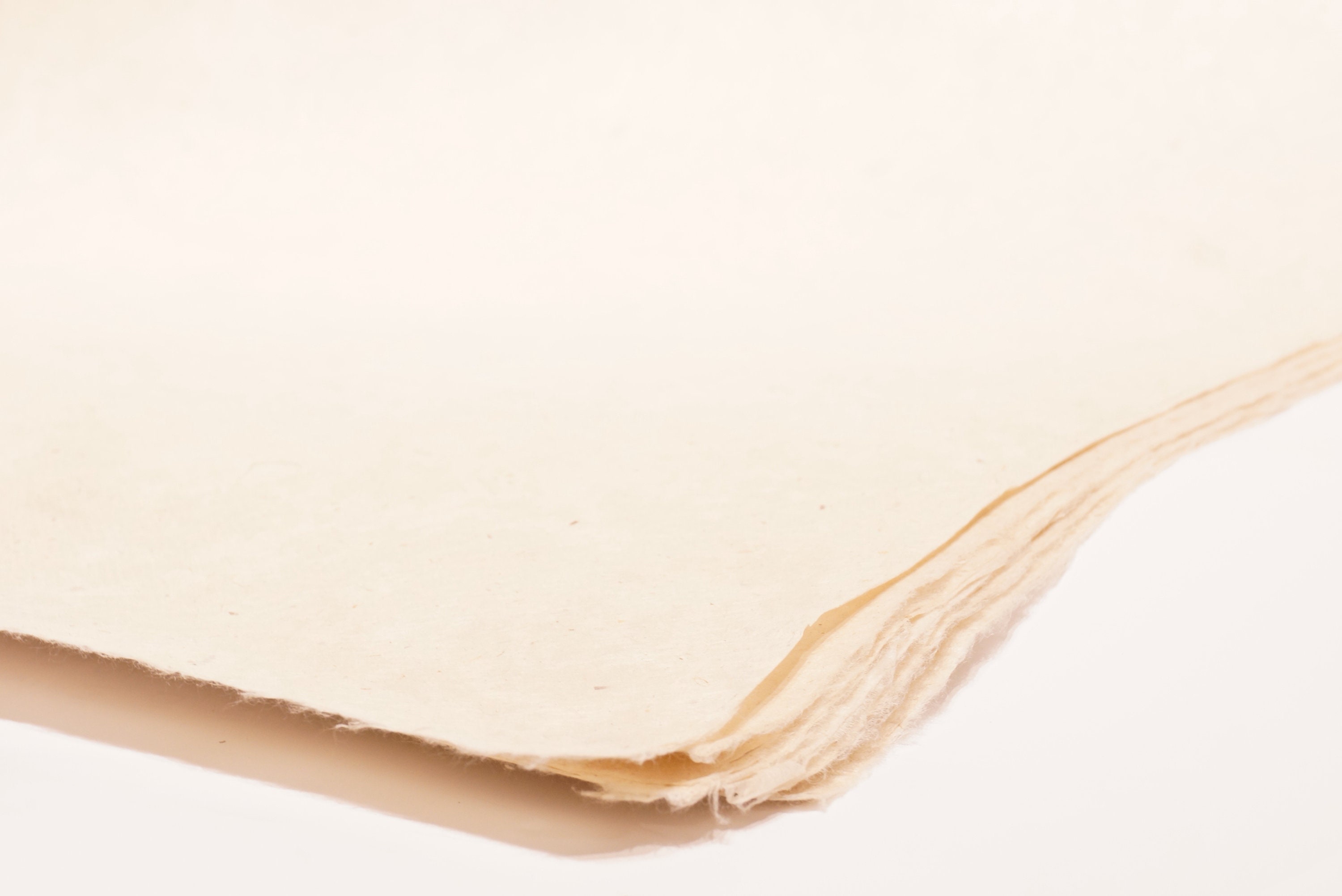Handmade Lokta Paper: Natural White, Eco Friendly Gift Wrap