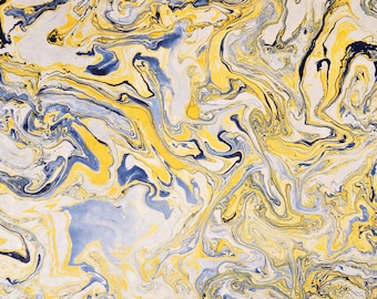 Handmade Lokta Wrapping Paper Marble pattern Hand-dyed color Gift Wrap Stamping and DIY Craft paper Nepal paper